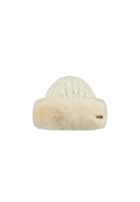 BARTS® - Strickmütze, Zopfmuster, Fake Fur, für Damen - LIGHT BROWN