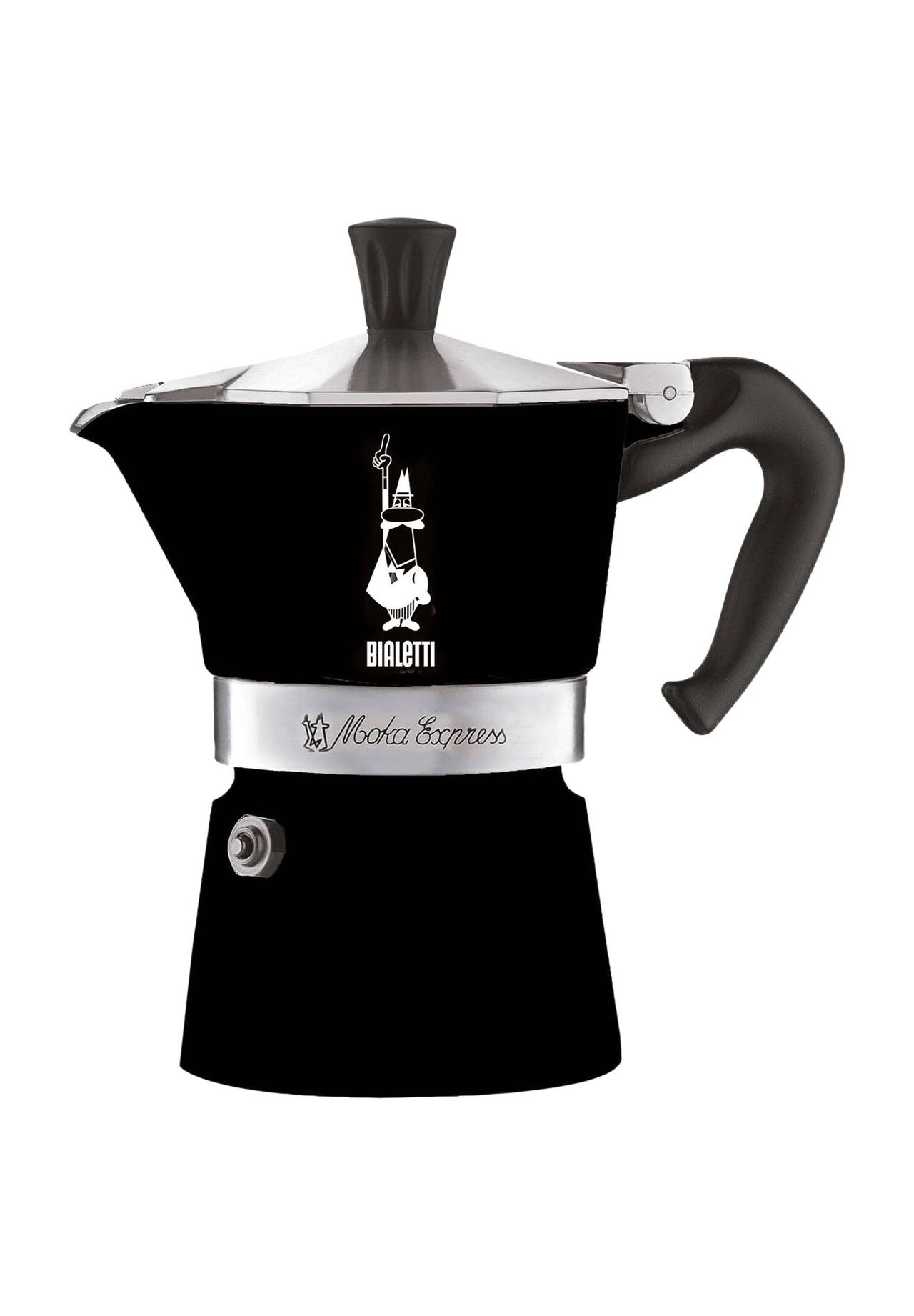 Bialetti - Moka Color: Ikonische Espressomaschine für die Herdplatte, macht echten Italienischen Kaffee, Moka-Kanne 3 Tassen (130 ml), Aluminium, Schwarz - Bild 8