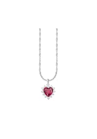 Thomas Sabo - Kette mit Herz-Anhänger Romance - silberfarben
