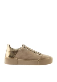 hōgl - Sneaker Blade, Samt-Optik, für Damen - SAND/LIGHTBRONCE