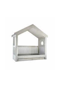 LOBERON - Einzelbett Birchwell antikweiß - antikweiß
