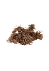 sigikid® - Kuscheltier Hund Zottle Lottle BeastsTown ,  für Erwachsene und Kinder - mittelbraun/hund