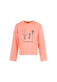 SHORT STORIES® - Schlafanzug-Oberteil, Schleife, für Damen - 2427 PEACHY