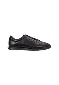 BOSS - Herren Sneaker - Nitan Lowp bu, Turnschuh, Echtleder, Logo - Schwarz