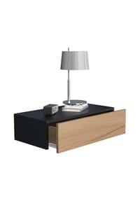 VCM. - Nachtschrank | Wandschublade | Wandboard | Nachttisch | Maße ca H. 15 x B. 60 x T. 30 cm - Usal M 60 cm - Anthrazit