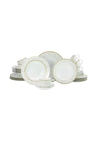 CreaTable Emilia creme weiss, Kombiservice 30-tlg - Emilia - Creme weiss