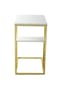 Kayoom Beistelltisch Lucilla 210 - weiß - gold – Eiche Bild 13