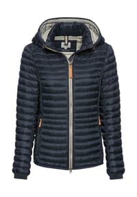 camel active - Leichte Steppjacke aus recyceltem Polyamid - Blau