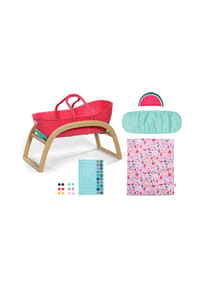 BABY born® - 3 in 1 Puppen-Wiege Pinplay - BUNT
