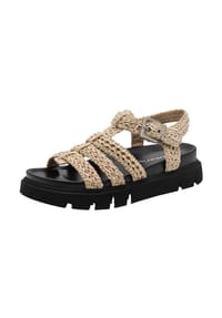 Tamaris - Mode/Bekleidung Riemchensandalen, Keilabsatz - 001  BLACK
