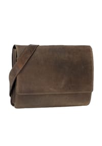 HAROLD'S Antic - Antico Messenger Leder 38 cm Laptopfach - taupe