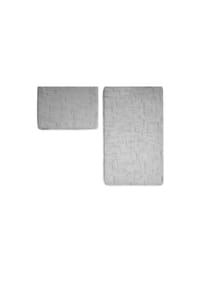 ZELLERFELD - Elegance Badematten-Set mit modernem Strukturmuster - 2-teiliges - Beige 60 x 100 cm