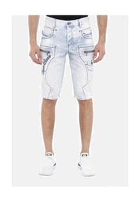 CIPO & BAXX® - Shorts mit Seitentaschen, CK-131 - HELLBLAU