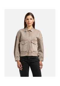 khujo™ - Jeansjacke Nelina - Latte Brown