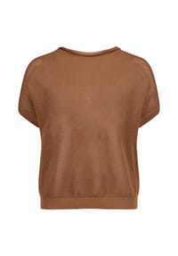 BETTY BARCLAY - Lochstrick-Pullover mit Wasserfallausschnitt - 8345 DARK SKY