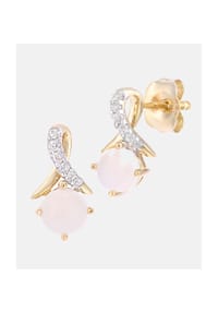 Diamant L'eternel - Ohrringe, mit 0.04 ct Diamant, 375 Gelbgold - gold