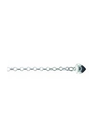 Adelia's - Adelia's Damen Erbs Fußkettchen 925 Silber – Silberfußkette Erbs - silber