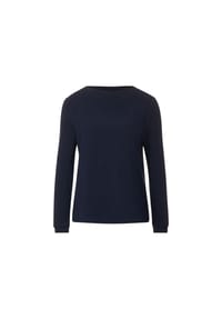 Street One - Langarmshirt, Rundhals, für Damen - 11238 DEEP BLUE