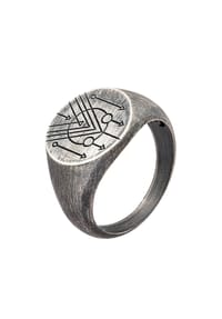 caї - Ring 925/- Sterling Silber - Silbergrau