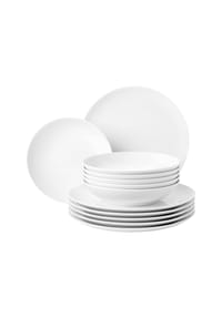 Seltmann Weiden Tafelservice, 12-teilig - LIBERTY - WEISS