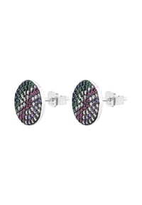 Adelia's - 925 Silber Schmuckset mit Anhänger silberfarben mit funkelnden Zirkonia - silber