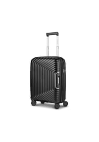REDOLZ Essentials 01 - Essentials 01 4 Rollen Kabinentrolley 53 cm mit Dehnfalte - black metallic