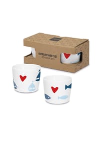 ppd - Eierbecher Seaside x 2 Egg Cup Set, 2-tlg. - Mehrfarbig