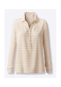 Witt - Druckbluse - kalkmint-ecru-bedruckt
