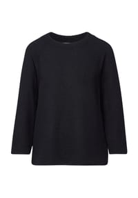 Street One - Shirt, 3/4-Arm, U-Boot-Ausschnitt, für Damen - 15899 DEEP TINT BLUE