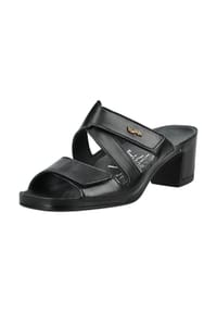 ViTAL® - Nappaleder Pantoletten - Schwarz