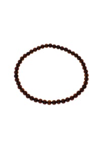 OSTSEE-SCHMUCK® - Armband , Kugel 4 mm , Bernstein - bernsteinfarben