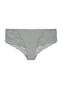 MANGUUN - Brazilian Slip "IVY", Spitze, für Damen - 0  E340 GRAU