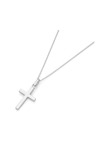 SMART JEWEL® - Kette Kreuz Anhänger, Silber 925 - silber
