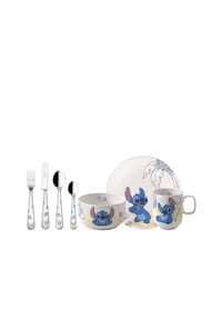 Villeroy & Boch Kindergeschirr-Set Disney Stitch 7er Set bunt - DISNEY STITCH - bunt