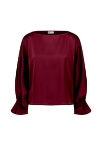 Vera Mont - Satin-Bluse mit Fledermausärmeln - 4715 DEEP DAHLIA