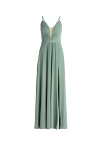 Vera Mont - Abendkleid mit Lurexfaden - 5557 DARK MOSS