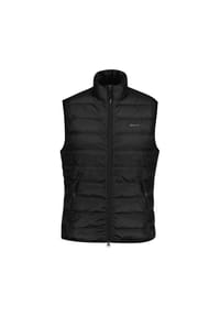 GANT - Herren Daunenweste - LIGHT DOWN VEST, leichte Steppweste, Stehkragen, Zip - Blau