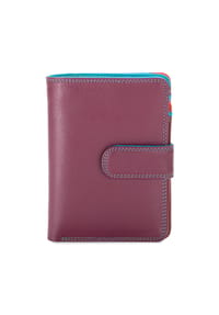 Mywalit - Medium Snap Wallet Geldbörse Leder 13 cm - 4 BLACK PASE