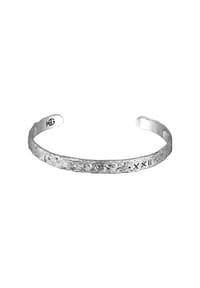 HAZE & GLORY - Armband Armreif - Live In The Moment 925 Silber - Silber