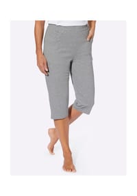 SIEH AN! - Capri-Freizeithose - grau-meliert