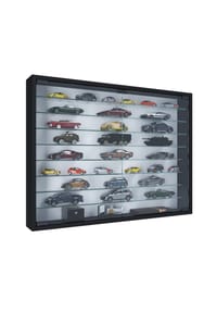 VCM. - Glasvitrine hängend | Vitrine Glas mit ESG-Sicherheitsglas | Maße: H. 60 x B. 80 x T. 10 cm | Hängevitrine Glas | Modern und platzsparend | Glas Vitrinenschrank - Mandosa XXL - 