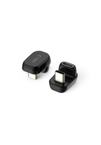 COFI - Tech-Protect UltraBoost AA04 USB-C Winkeladapter Schwarz - Schwarz 3 x 2 x 1 cm