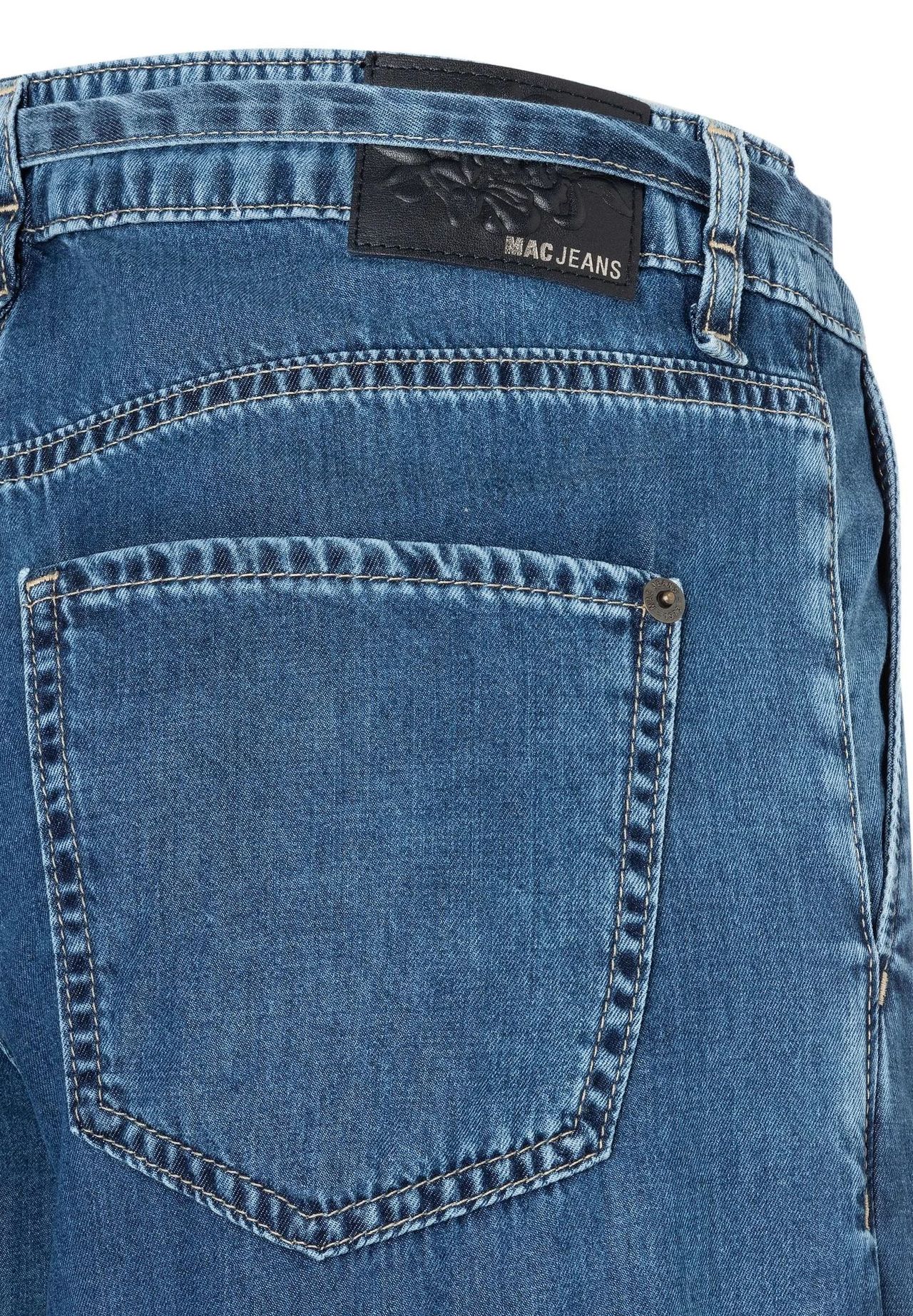 MAC Jeanshose, BindegüRtel, FüR Damen, Blau, 40/30
