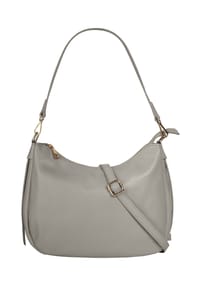 Cluty - Umhängetasche Echt Leder, Made In Italy - beige