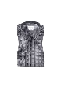 ETERNA - Dynamic Cotton bedruckt MODERN FIT - anthrazit