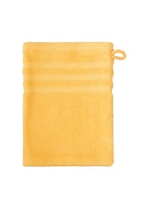 GRACE GRAND SPA - Waschlappen im 3er-Pack mit Streifen-Bordüre - Apricot