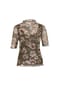zero Mesh-Blumen-Shirt mit hohem Kragen Bild 1