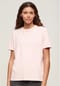 Superdry. T-Shirt, Baumwolle, Rippblende, für Damen Bild 2