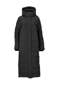 North Bend - Steppmantel Joann in wärmender Qualität und wadenlangem Schnitt - 1001 Black