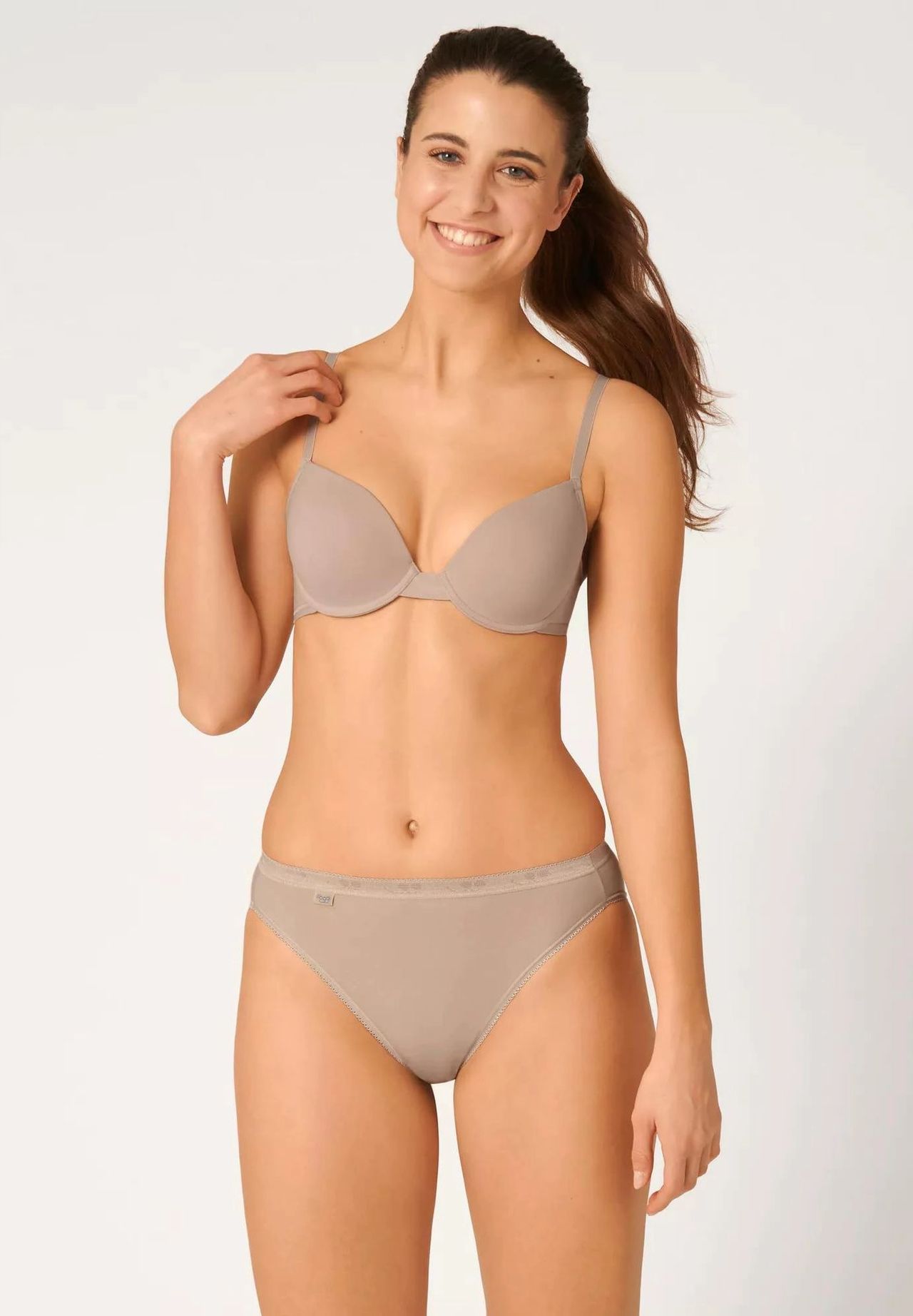 Sloggi Taillen-Slips "Basic", 2Er-Pack, FüR Damen, Beige, 44